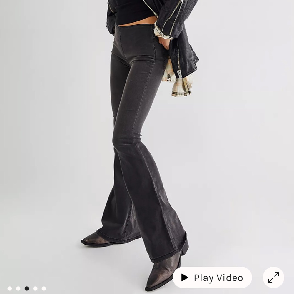 FREE PEOPLE penny pull on jegging flares size 29